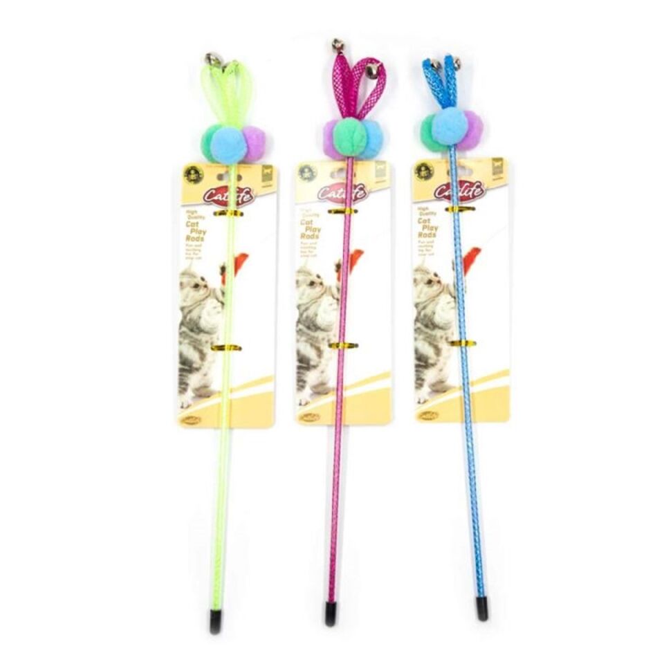 CATLİFE KEDİLER İÇİN OYUNCAK OLTA ZİLLİ 40CM