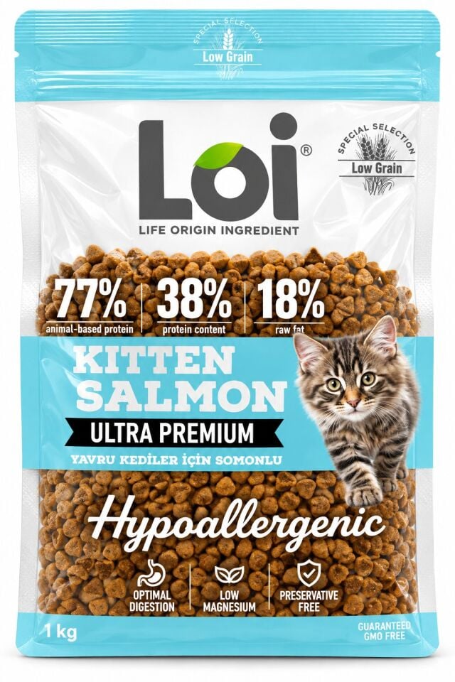 LOI SOMONLU YAVRU KEDİ MAMASI 1 KG
