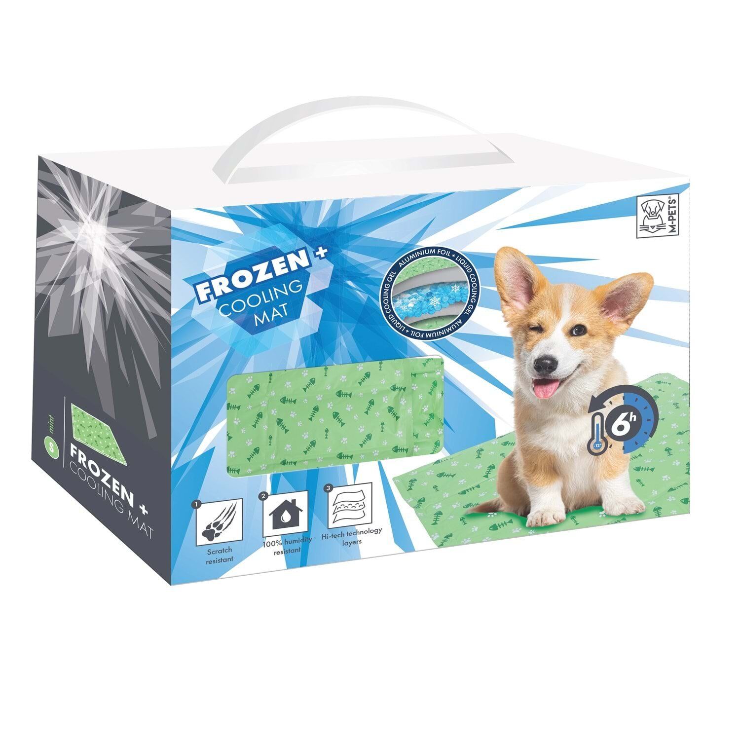 M-PETS FROZEN COOLİNG MAT (S) 40X50CM YEŞİL