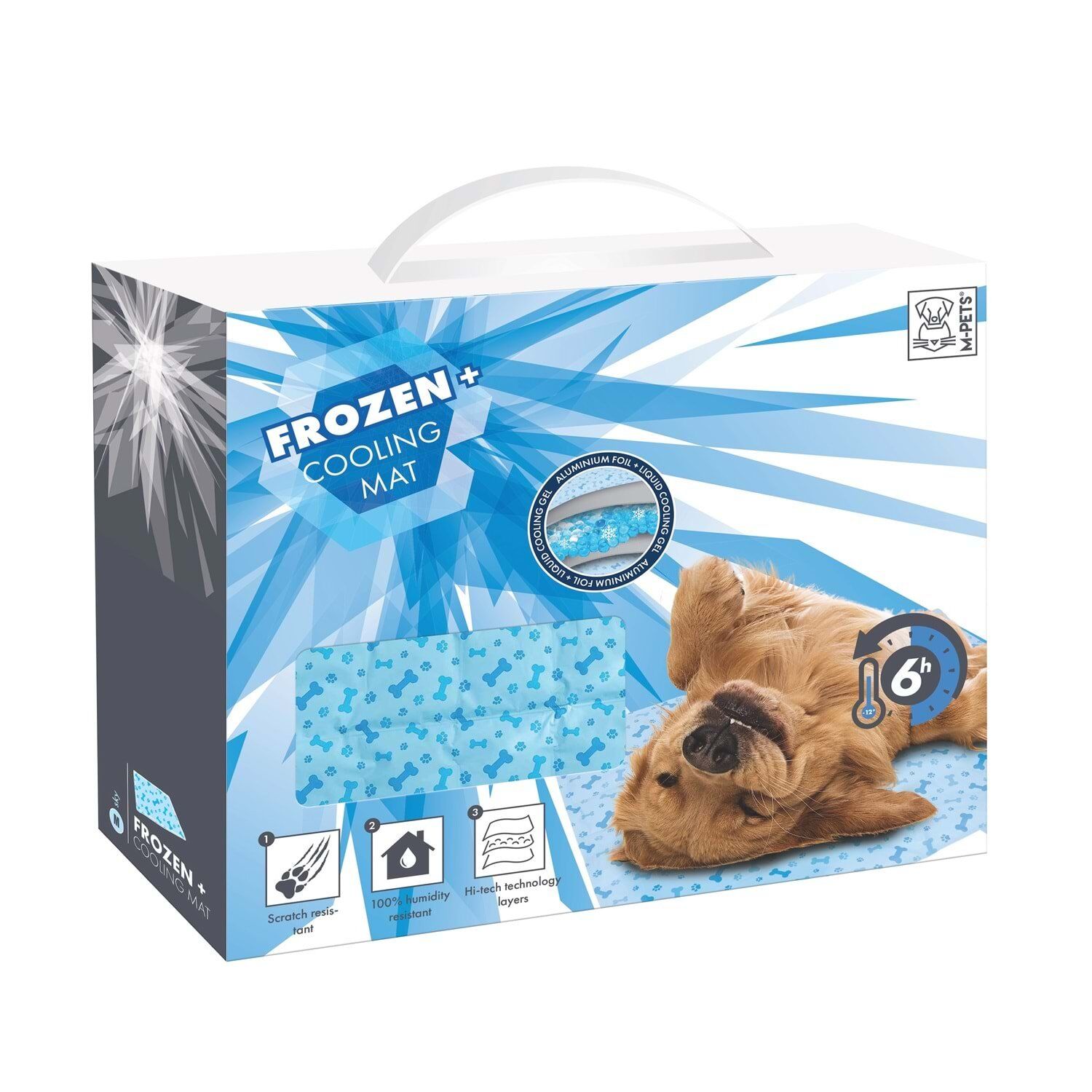 M-PETS FROZEN COOLİNG MAT (M) 45X60CM MAVİ