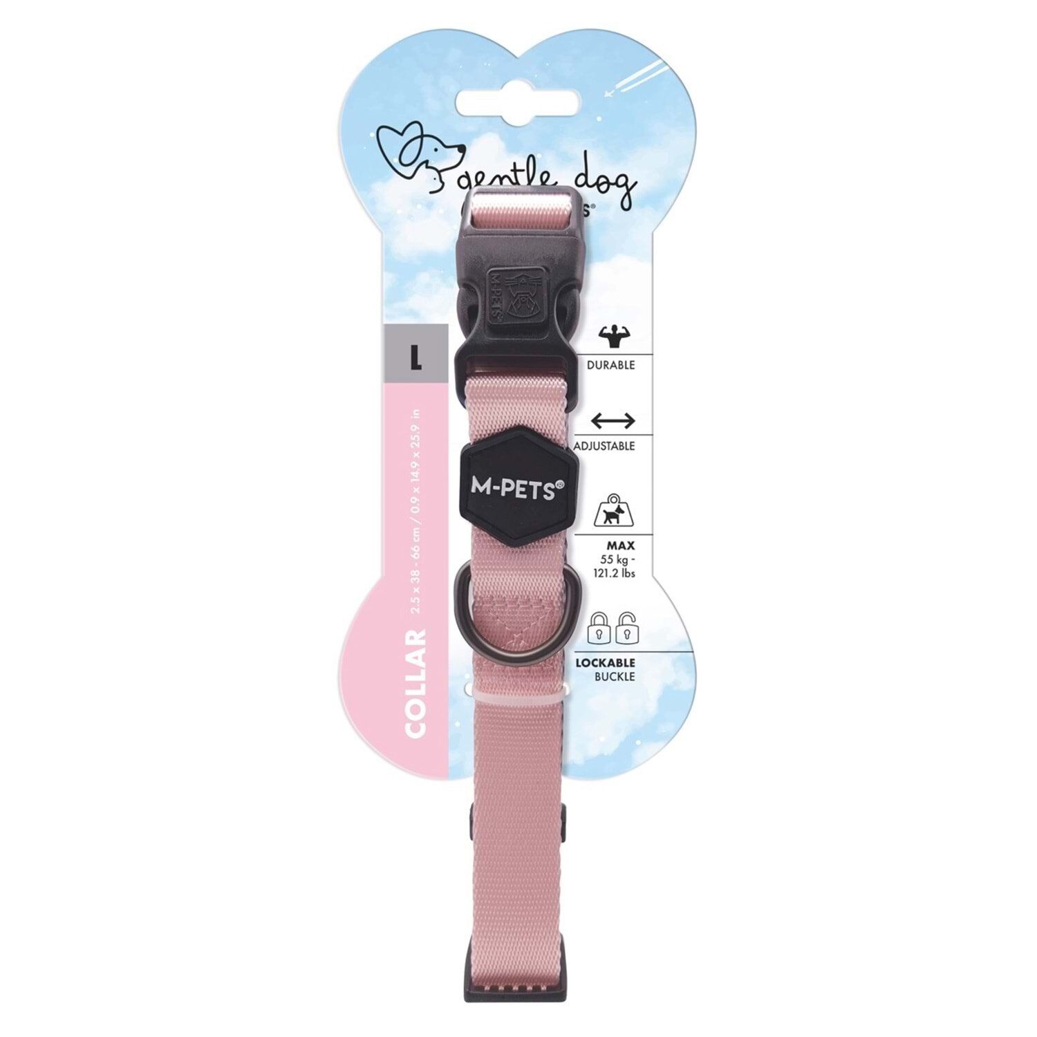 M-PETS GENTLE DOG BOYUN TASMASI (L) PİNK