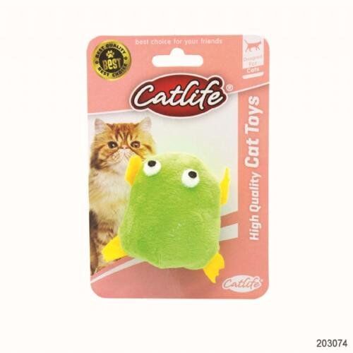 CATLİFE KEDİLER İÇİN TİTREŞİMLİ KURBAĞA OYUNCAK