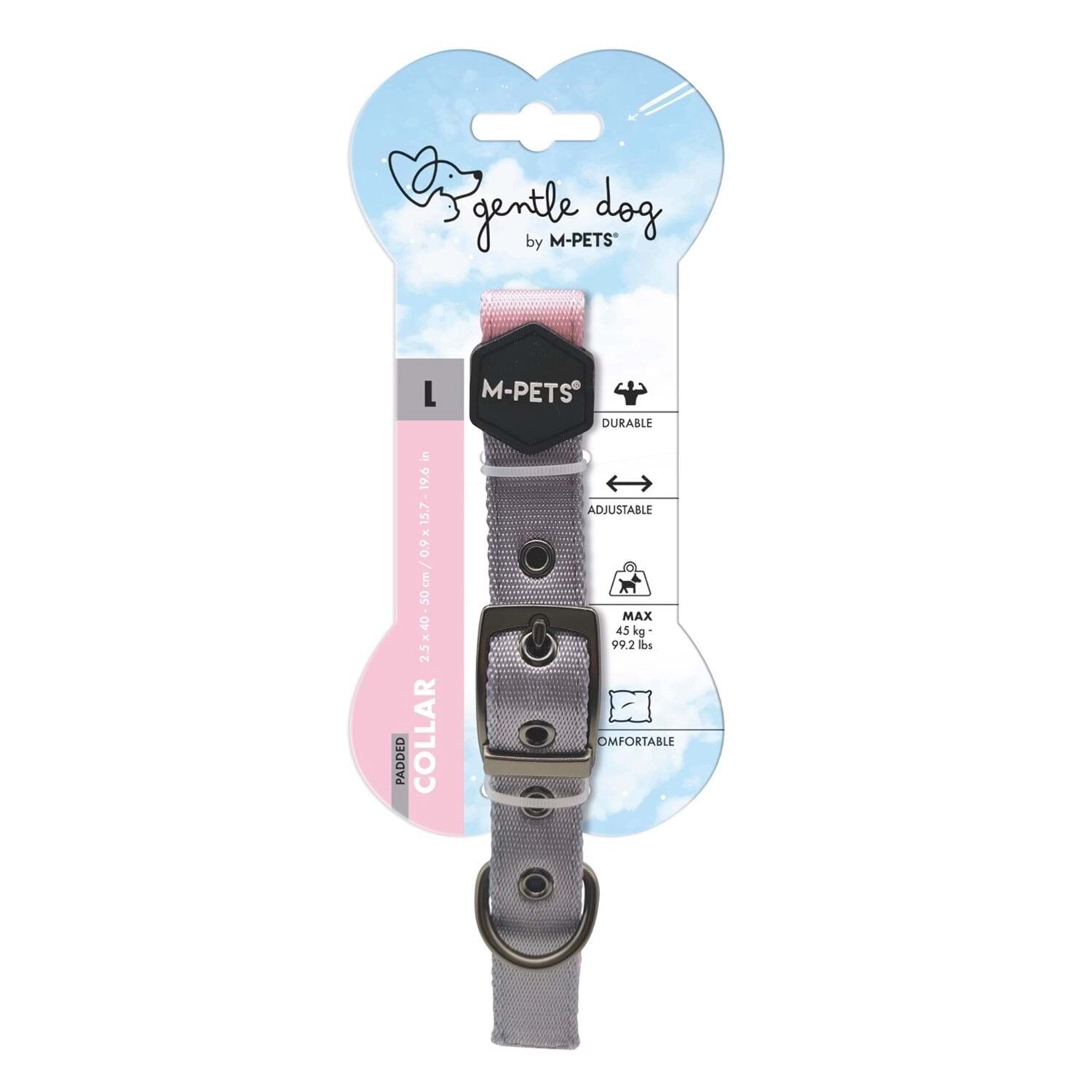 M-PETS GENTLE DOG SOFT BOYUN TASMASI (L) PEMBE