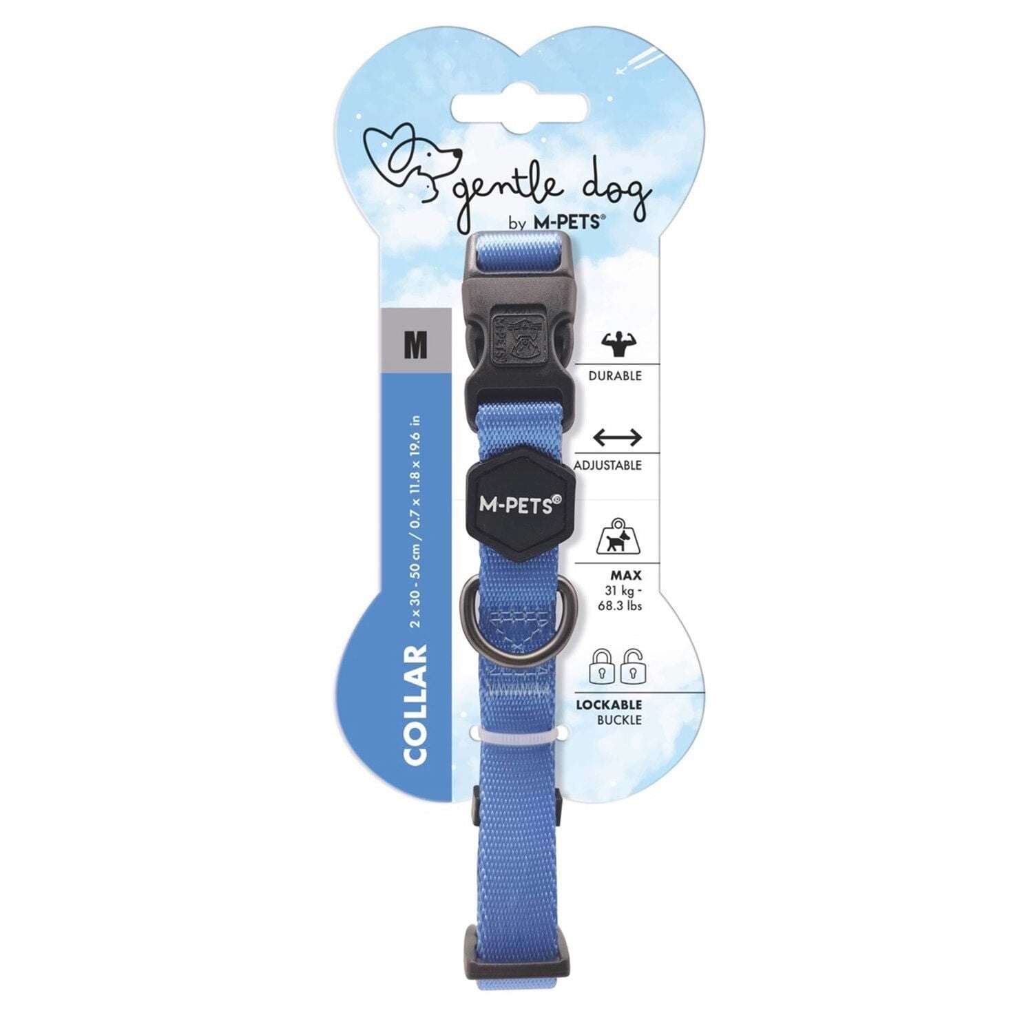 M-PETS GENTLE DOG BOYUN TASMASI (M) BLUE