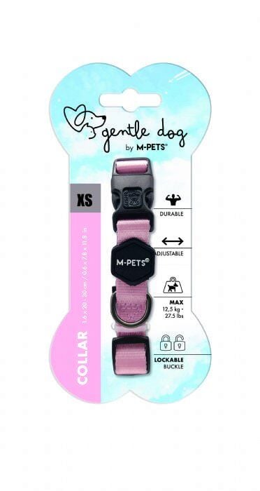 M-PETS GENTLE DOG BOYUN TASMASI VE GEZDİRME SET (XS) PİNK