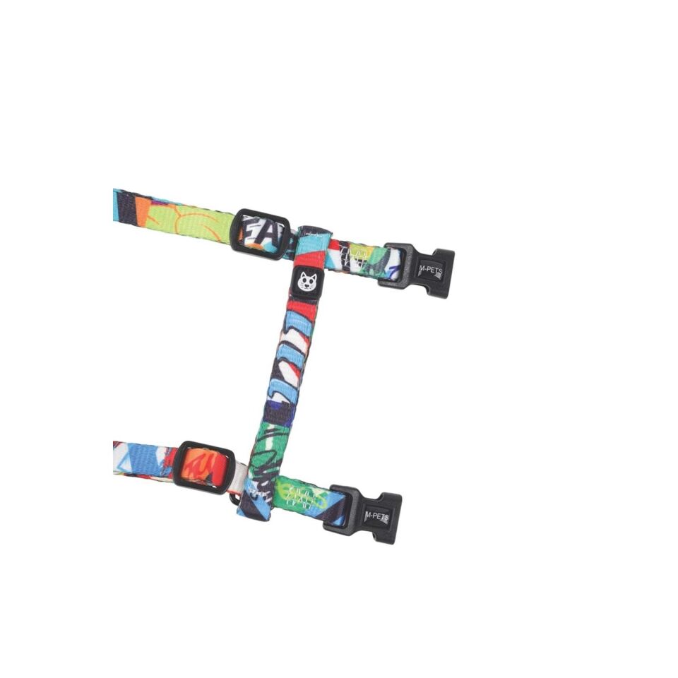M-PETS URBAN STYLE FREESTYLE KEDİ GÖĞÜS TASMASI SET