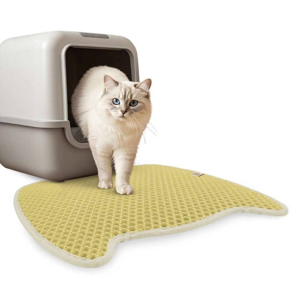 Cattie Taraklı Eva Kedi Kumu Paspası 50x75cm BEJ