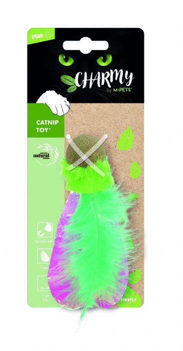 M-PETS CHARMY FIREFLY CATNİPLİ KEDİ OYUNCAĞI GREEN