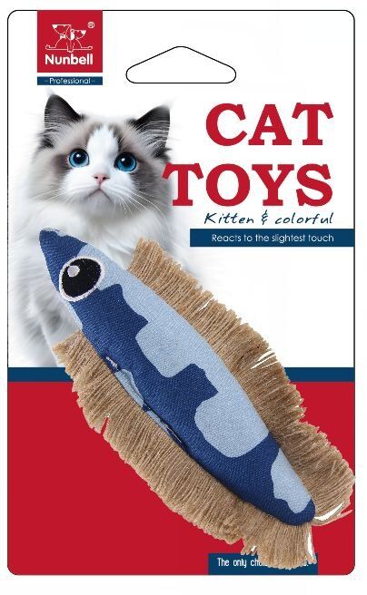 Nunbell Kedi Oyuncagı Mavi Balık