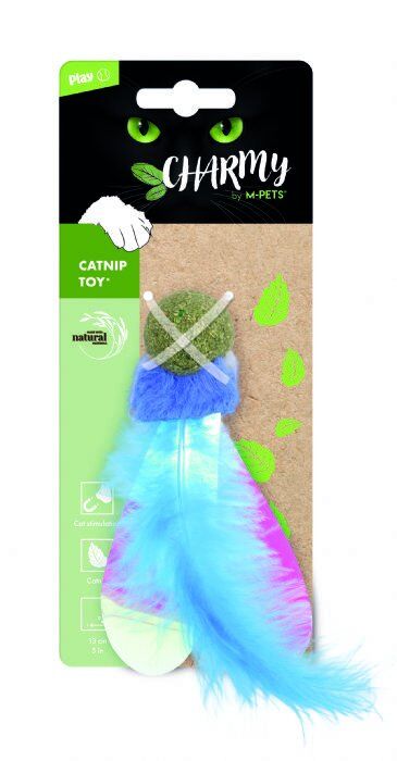 M-PETS CHARMY FIREFLY CATNİPLİ KEDİ OYUNCAĞI BLUE