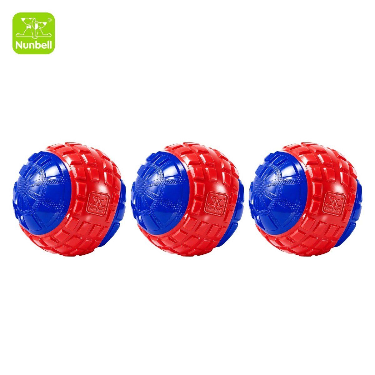 NUNBELL KÖPEK OYUNCAĞI TOP 3'LÜ