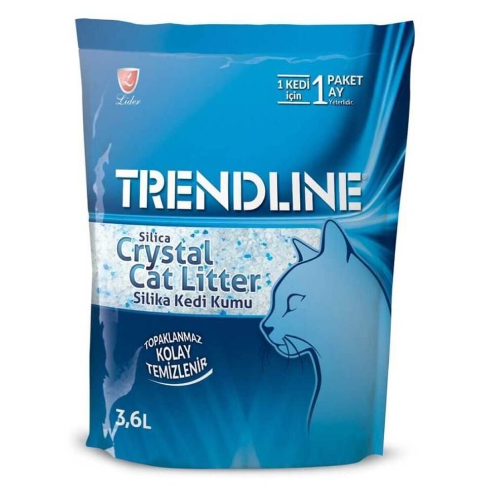 TRENDLINE KRİSTAL KEDİ KUMU 3.6 LT
