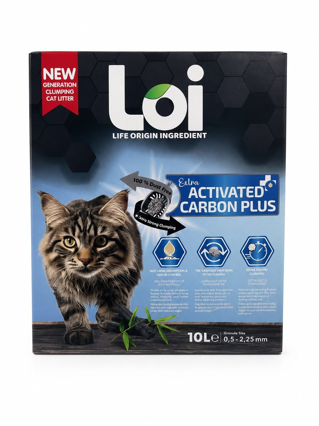 LOI KEDİ KUMU 10 LT AKTİF KARBON
