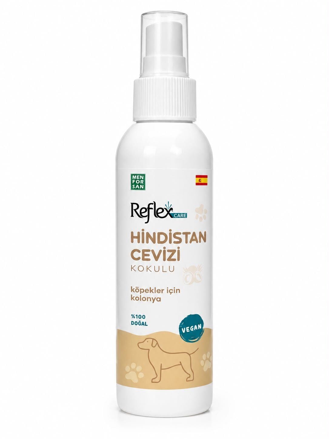 REFLEX CARE HİNDİSTAN CEVİZİ KOKULU KÖPEK KOLONYASI 125 ML
