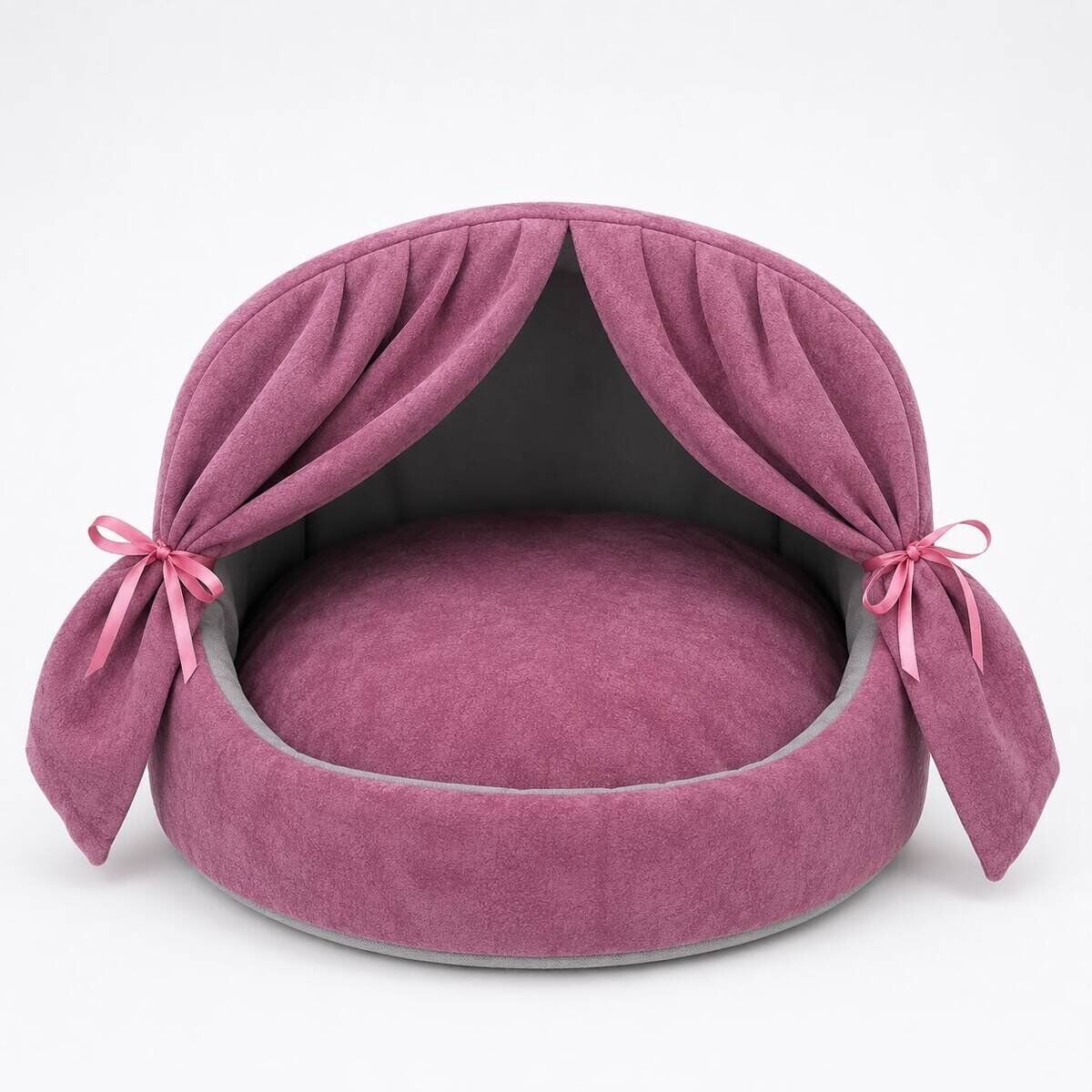 PET PRETTY COMFORT PERDELİ YUVA GÜL KURUSU YATAK