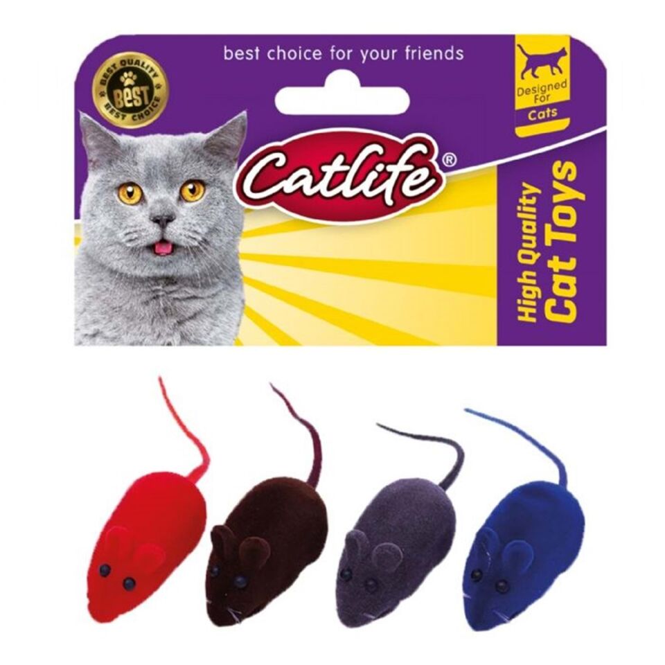 CATLİFE KEDİLER İÇİN 4 LÜ FARE OYUNCAK