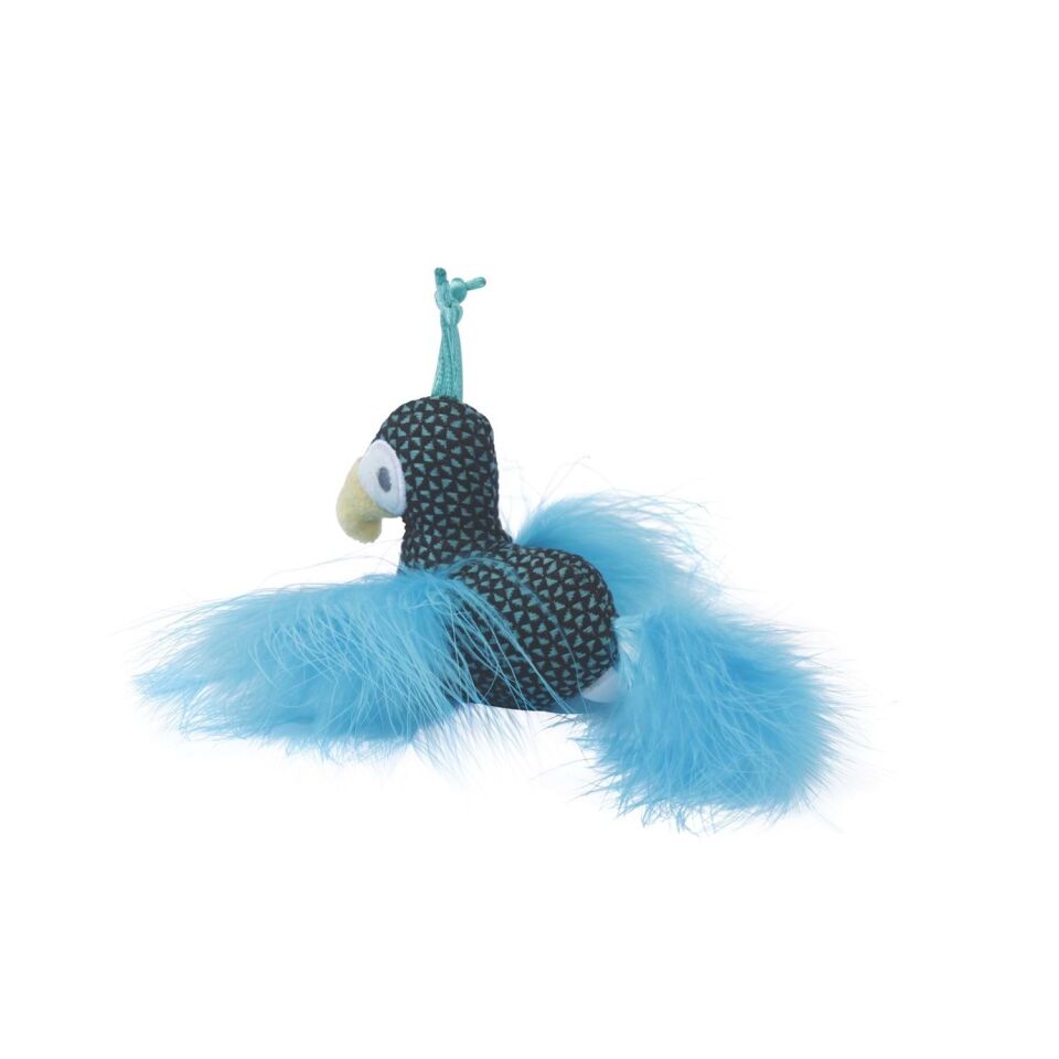M-PETS PLUME PEAOCK CATNİPLİ KEDİ OYUNCAĞI BLUE
