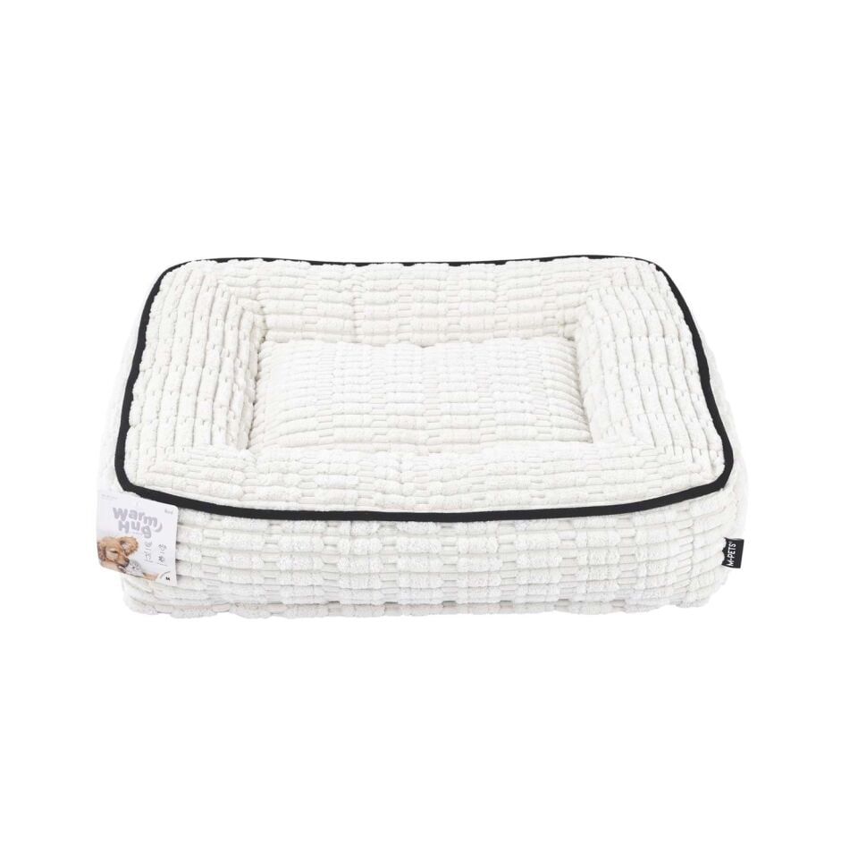 M-PETS WARM HUG BED YATAK (M) BEYAZ