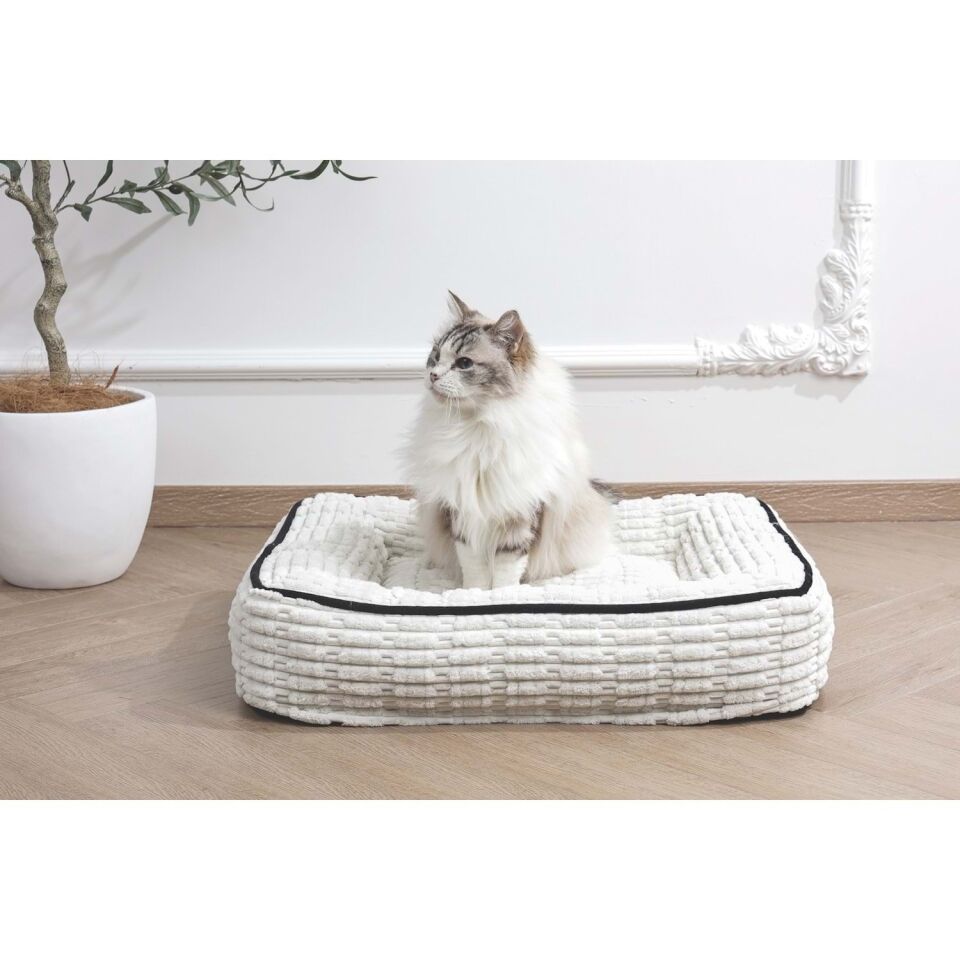 M-PETS WARM HUG BED YATAK (M) BEYAZ