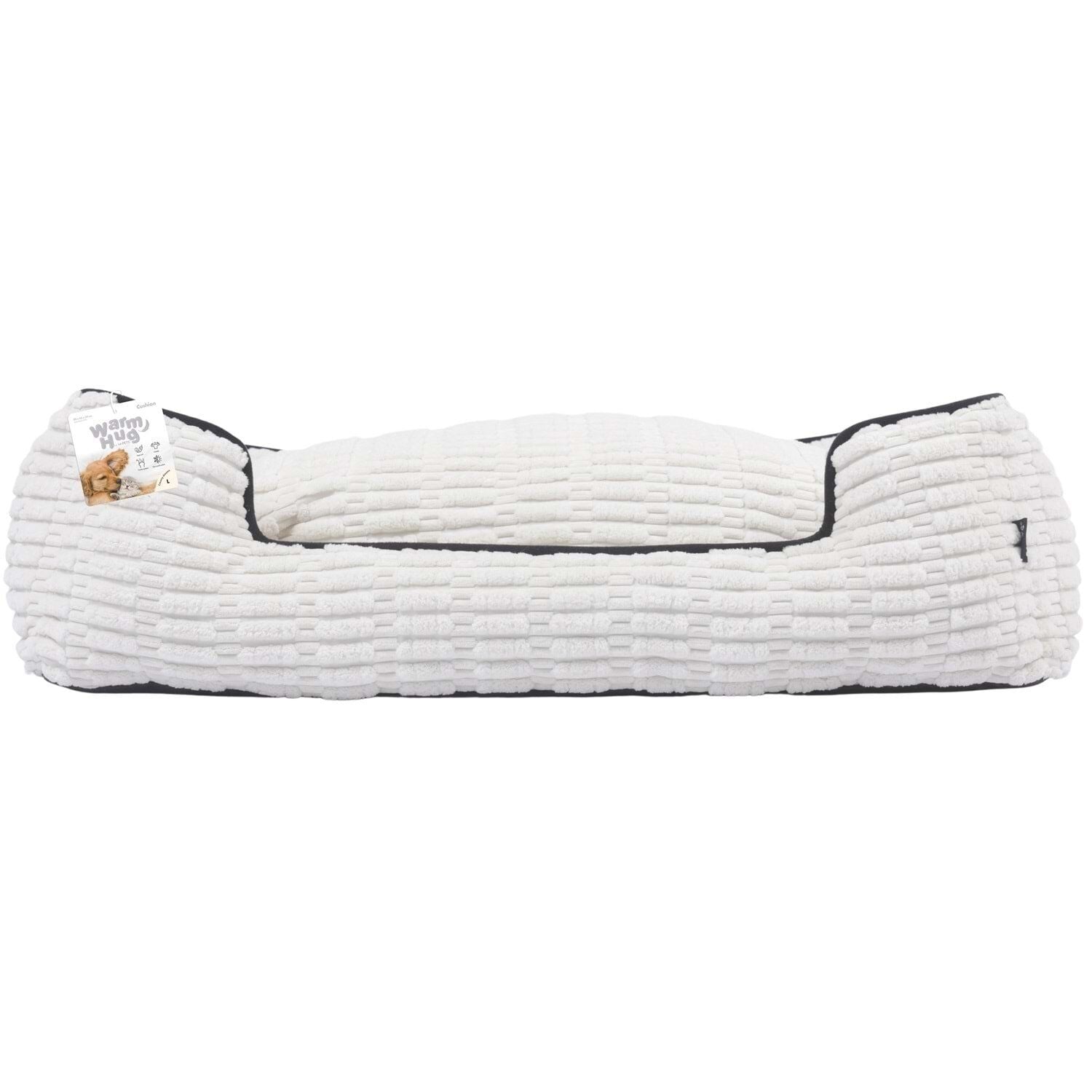 M-PETS WARM HUG CUSHİON YATAK (M) BEYAZ