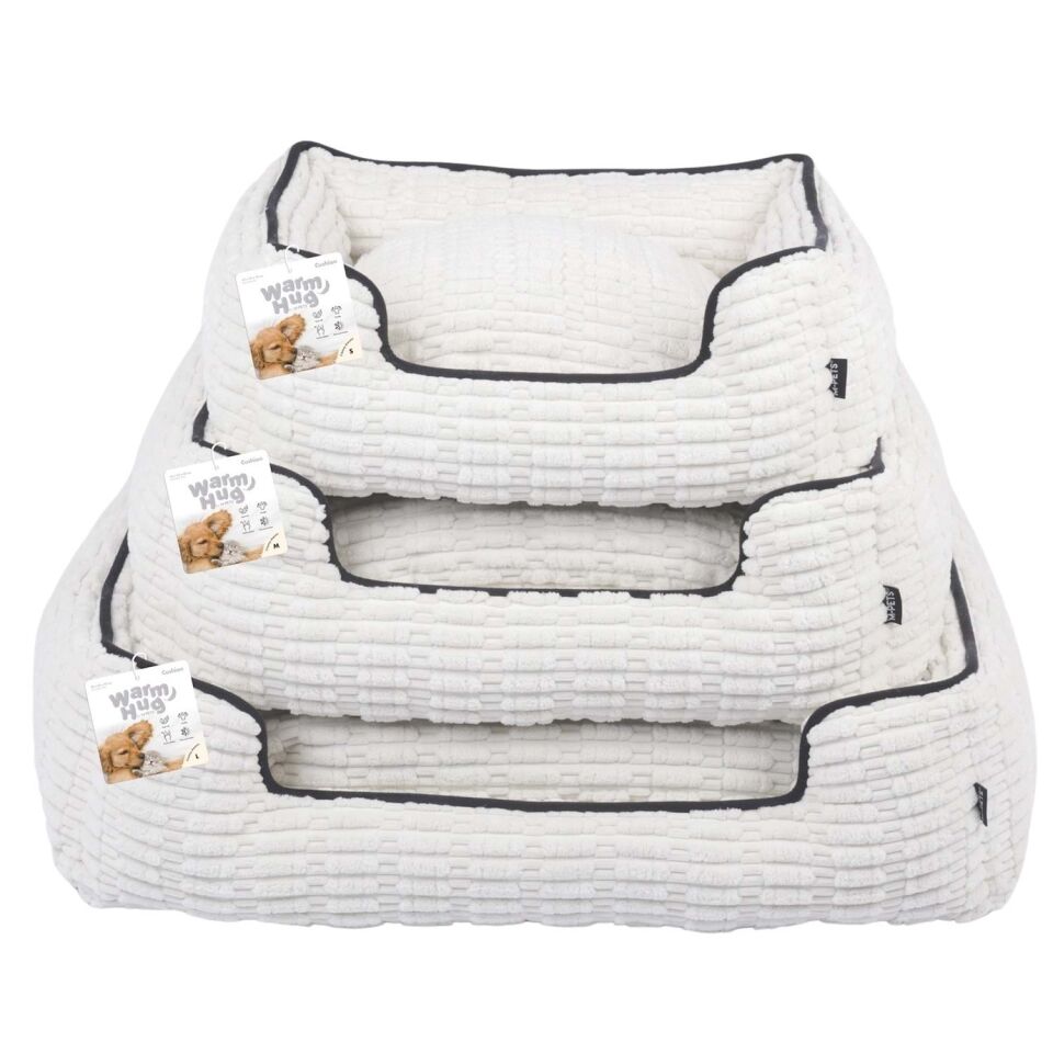 M-PETS WARM HUG CUSHİON YATAK (M) BEYAZ