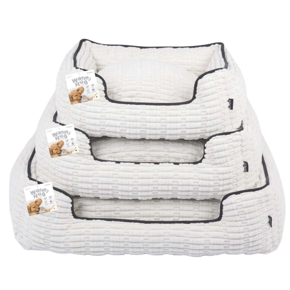 M-PETS WARM HUG CUSHİON YATAK (L) BEYAZ
