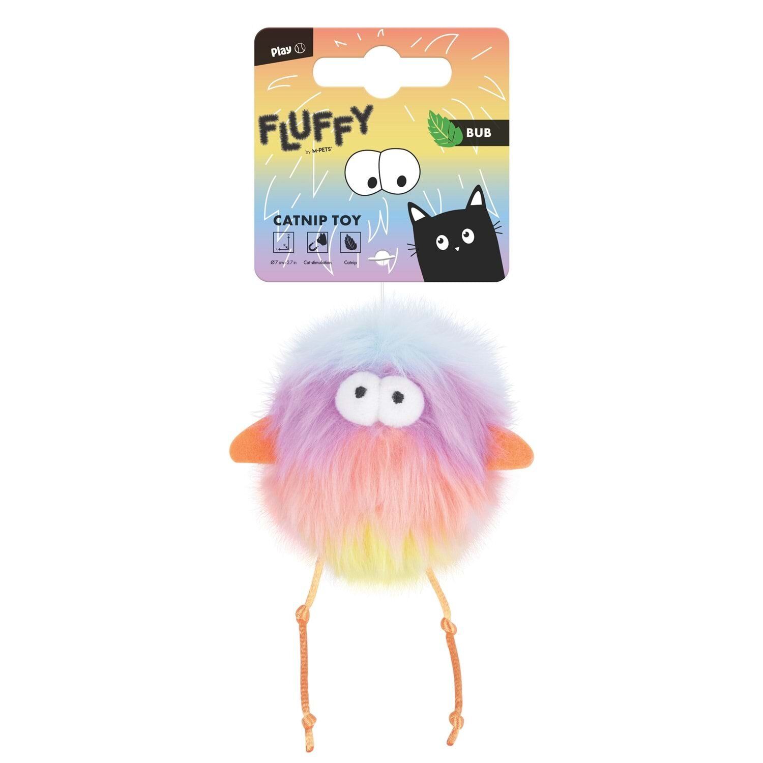 M-PETS FLUFFY BUB CATNİPLİ KEDİ OYUNCAĞI MULTİCOLOR
