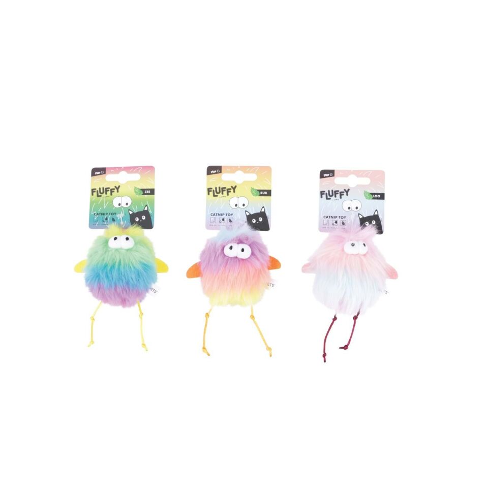 M-PETS FLUFFY BUB CATNİPLİ KEDİ OYUNCAĞI MULTİCOLOR