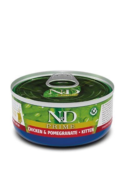 N&D YAVRU KEDİ TAVUK VE NAR KONSERVE 80 GR