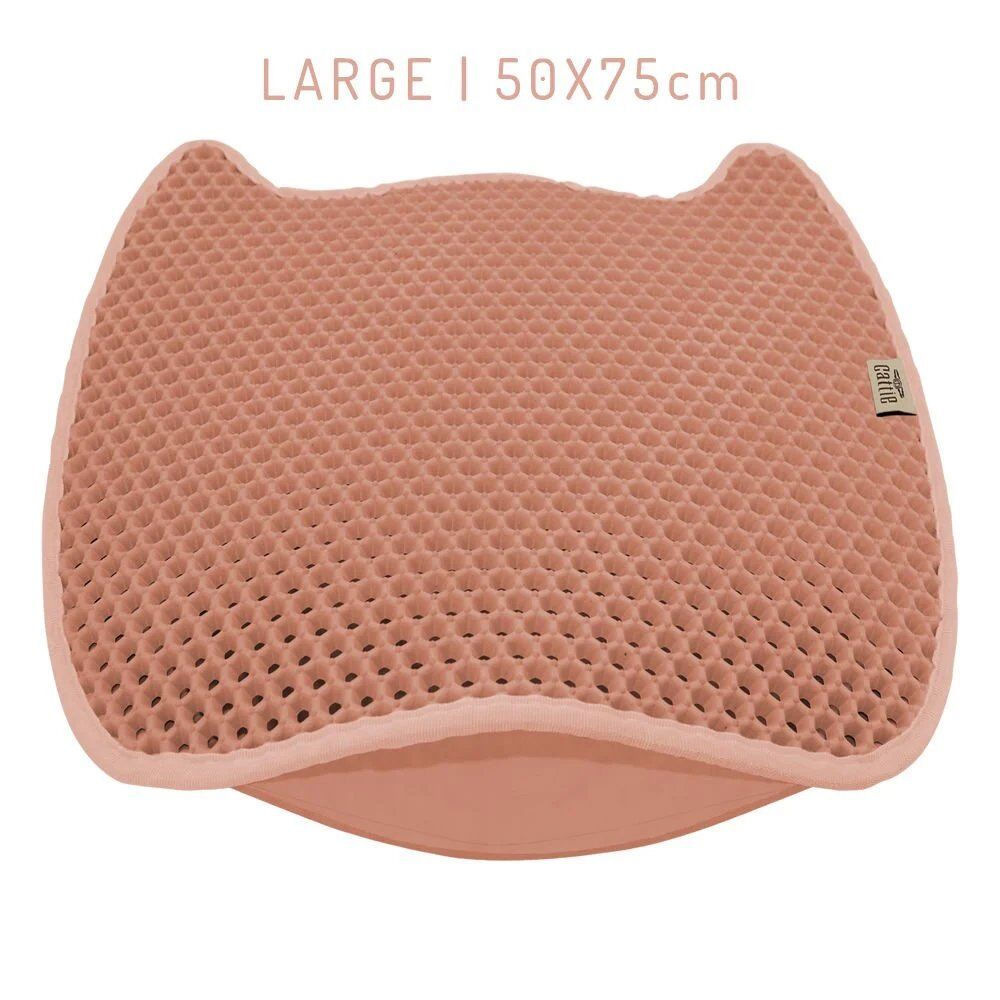 Cattie Taraklı Eva Kedi Kumu Paspası Pembe 50x75cm