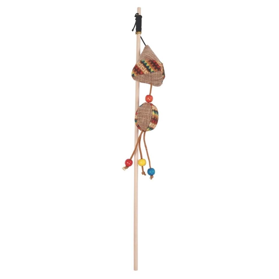 M-PETS CHARMY CONE CATNİPLİ KEDİ OYUNCAĞI OLTA BROWN