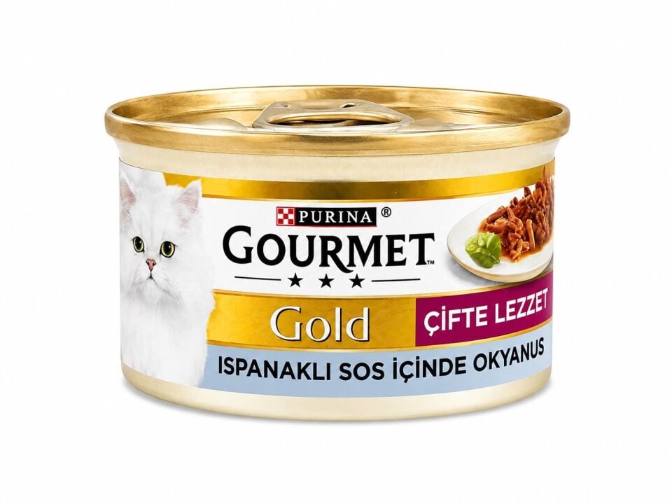 GOURMET GOLD ISPANAK SOS İÇİNDE OKYANUS BALIKLI KONSERVE 85 GR