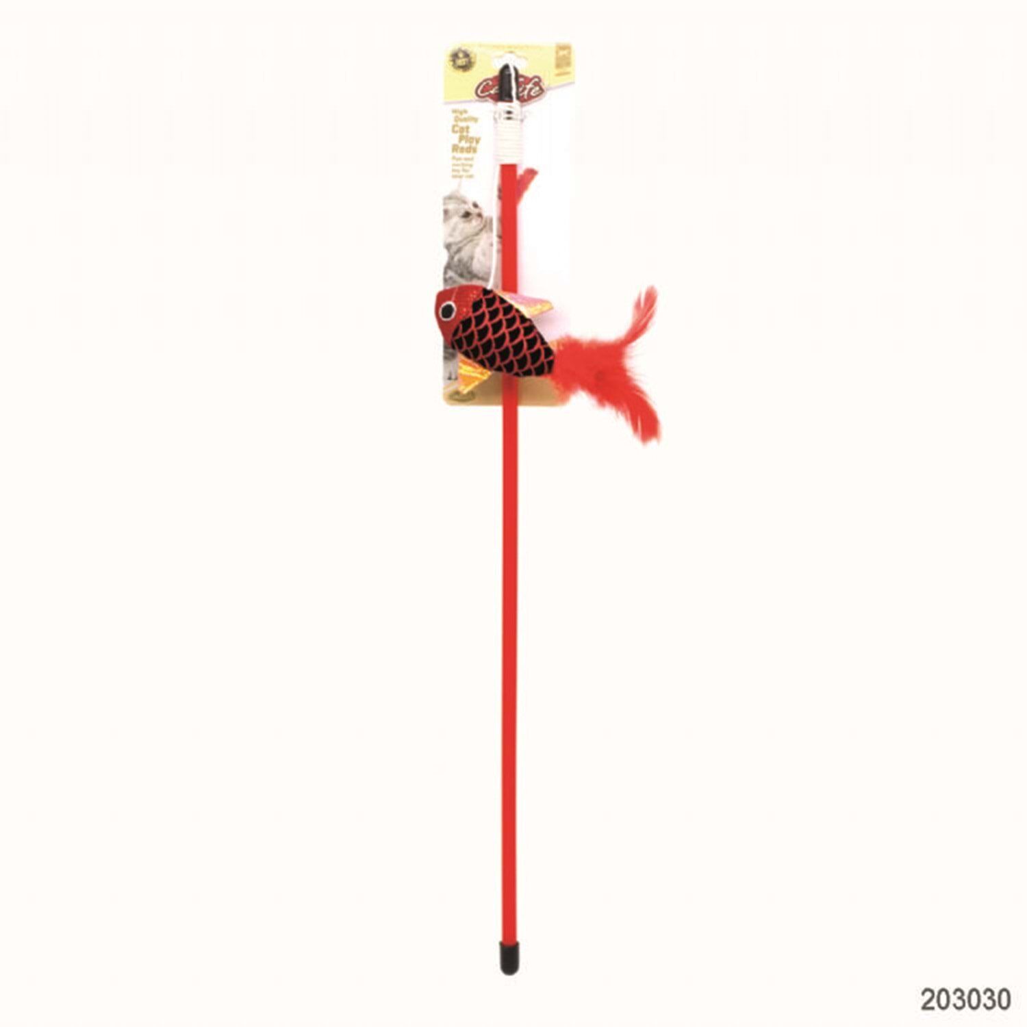 CATLİFE KEDİLER İÇİN TÜYLÜ BALIK OLTA