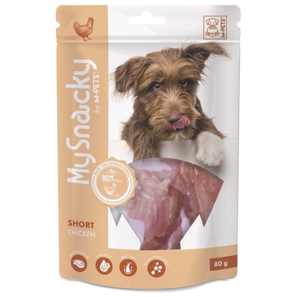 M-PETS MY SNACKY SHORT CHICKEN KÖPEK ÖDÜLÜ 80GR