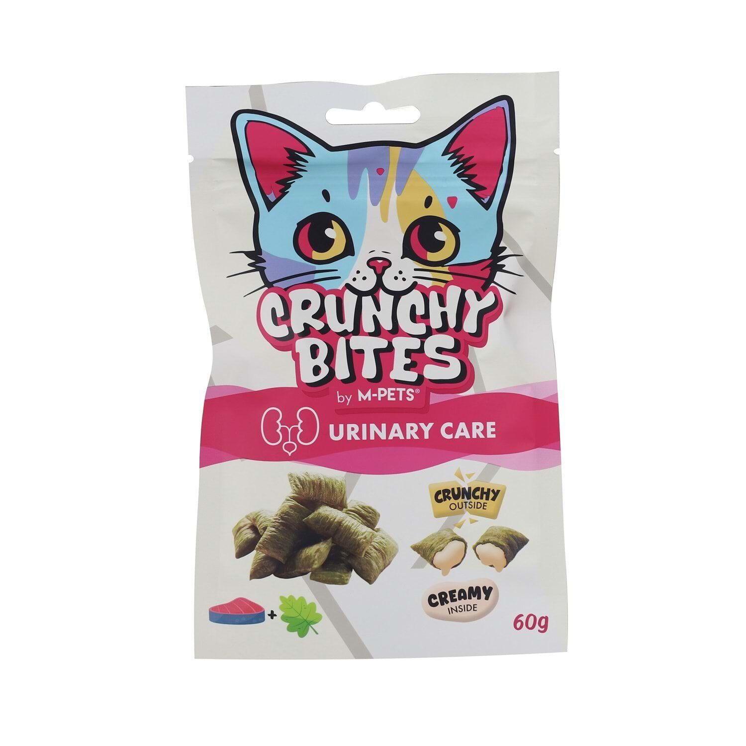 M-PETS CRUNCHY BITES URINARY CARE FONKSİYONEL KEDİ ÖDÜLÜ 60GR