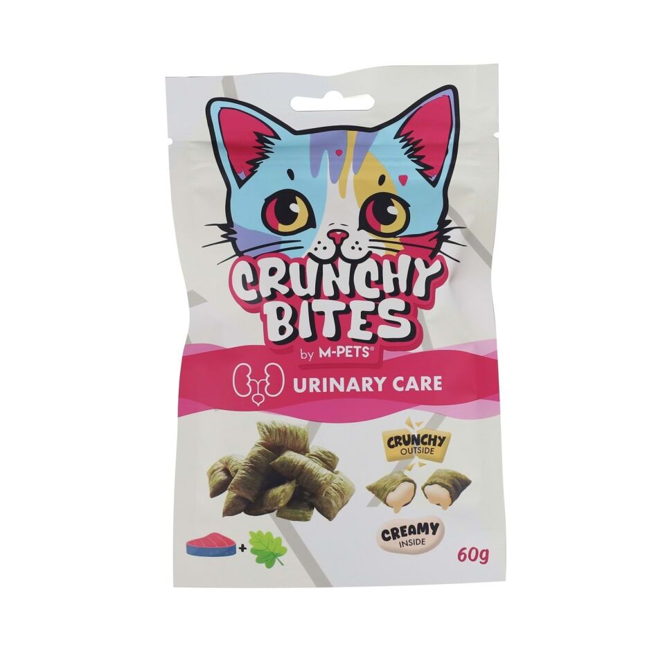M-PETS CRUNCHY BITES URINARY CARE FONKSİYONEL KEDİ ÖDÜLÜ 60GR