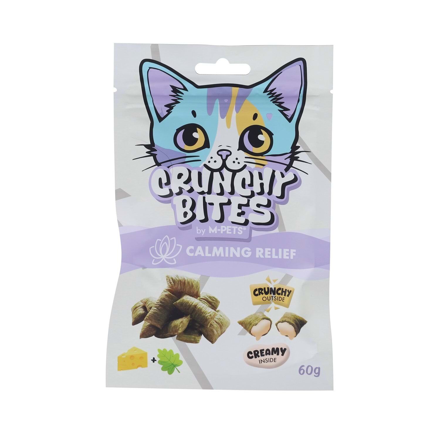 M-PETS CRUNCHY BITES CALMING RELIEF FONKSİYONEL KEDİ ÖDÜLÜ 60GR