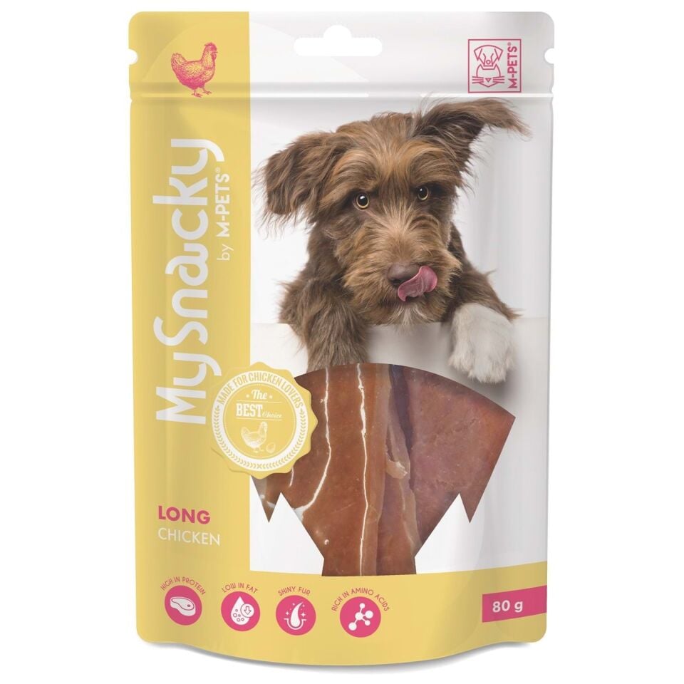 M-PETS LONG CHICKEN KÖPEK ÖDÜLÜ 80GR