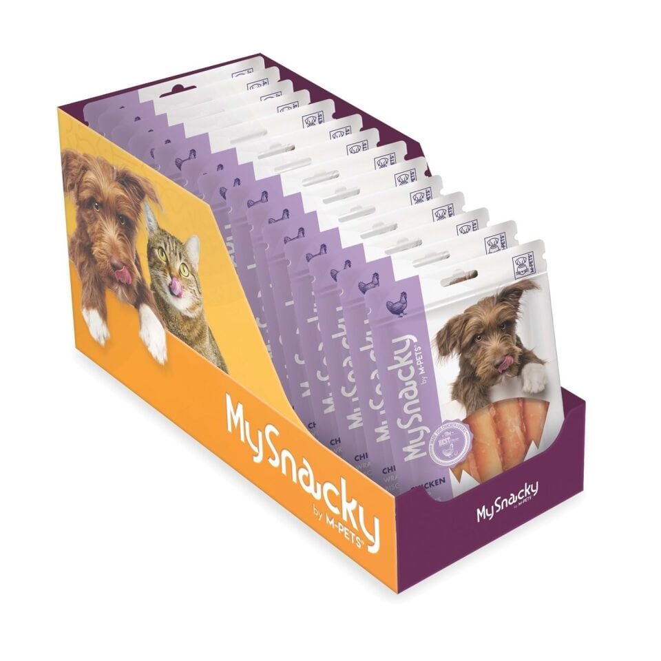 M-PETS CHICKEN WRAP BISCUITS KÖPEK ÖDÜLÜ 80GR