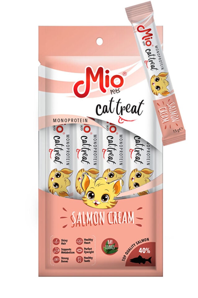 Mio Kedi Ödül Krema - Somonlu 4X15 GR