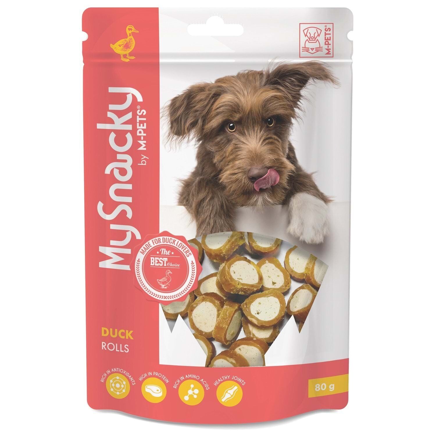 M-PETS MY SNACKY DUCK ROLLS KÖPEK ÖDÜLÜ 80GR