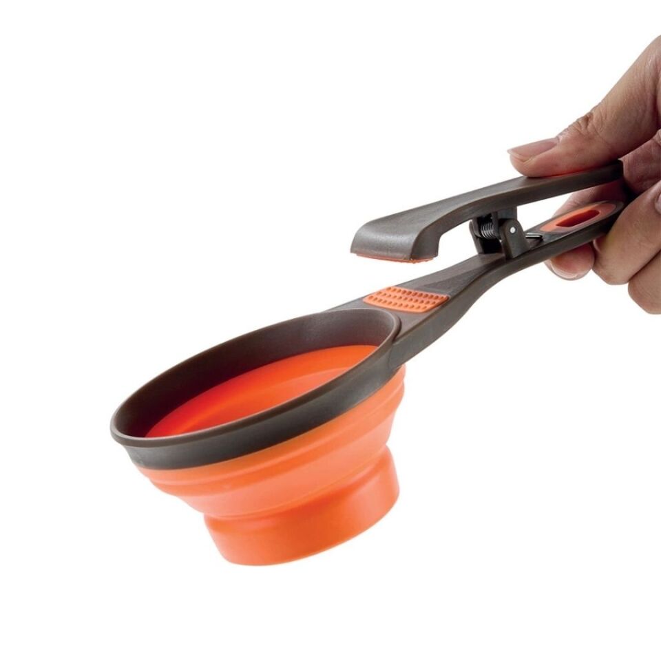 M-PETS CUIZI 3in1 FONKSİYONEL MAMA ÖLÇÜ KABI 237ML ORANGE