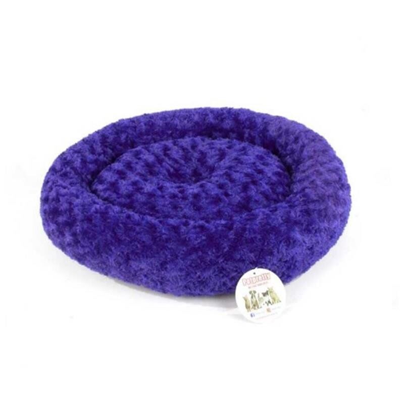 PET PRETTY SİMİT YATAK PELUŞ MOR 55x55cm