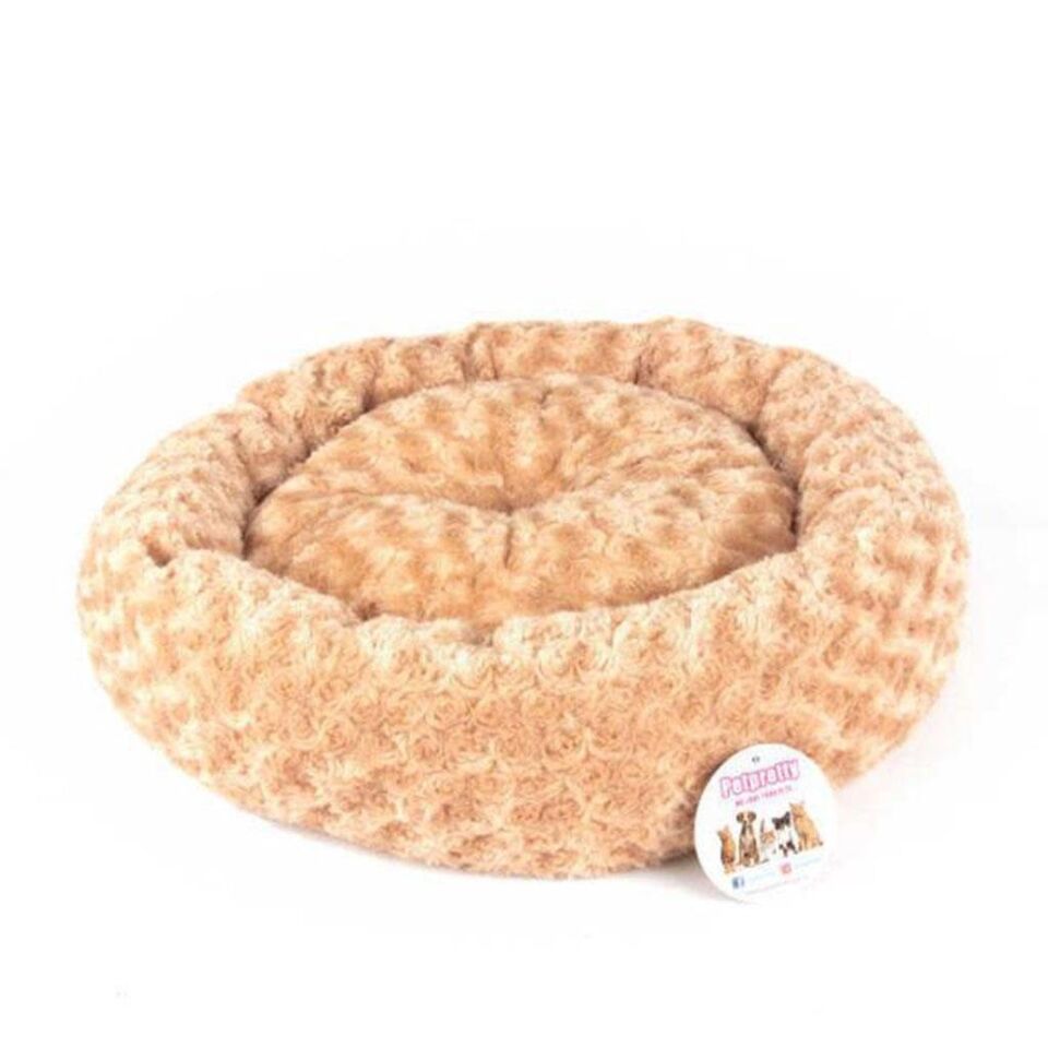 PET PRETTY SİMİT YATAK PELUŞ A.KAHVE 55x55cm