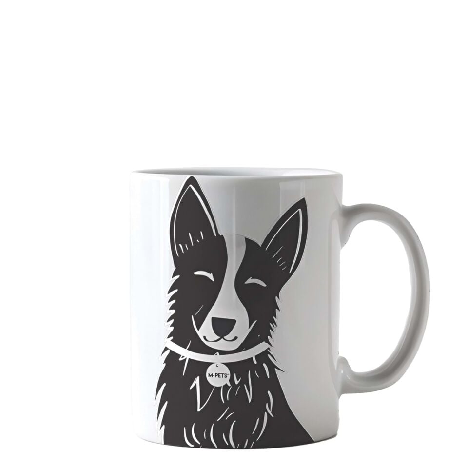 M-PETS PETJOY LUNA KUPA 350ML SİYAH&BEYAZ