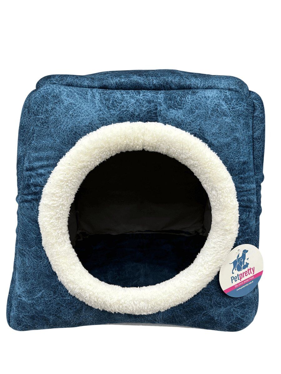 PET PRETTY COMFORT ÜÇ FONKS. MAVİ YATAK 42x42