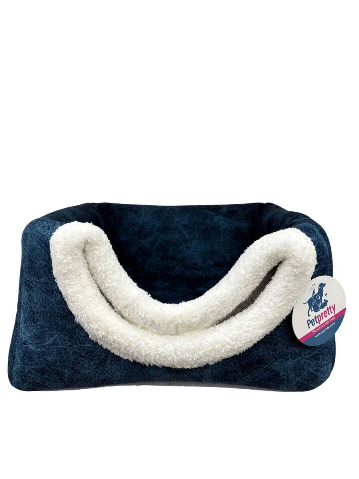 PET PRETTY COMFORT ÜÇ FONKS. MAVİ YATAK 42x42