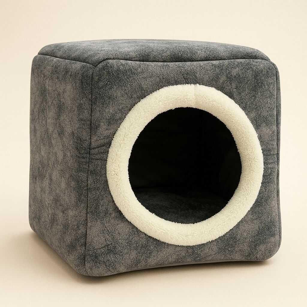 PET PRETTY COMFORT ÜÇ FONKS. GRİ YATAK 42x42
