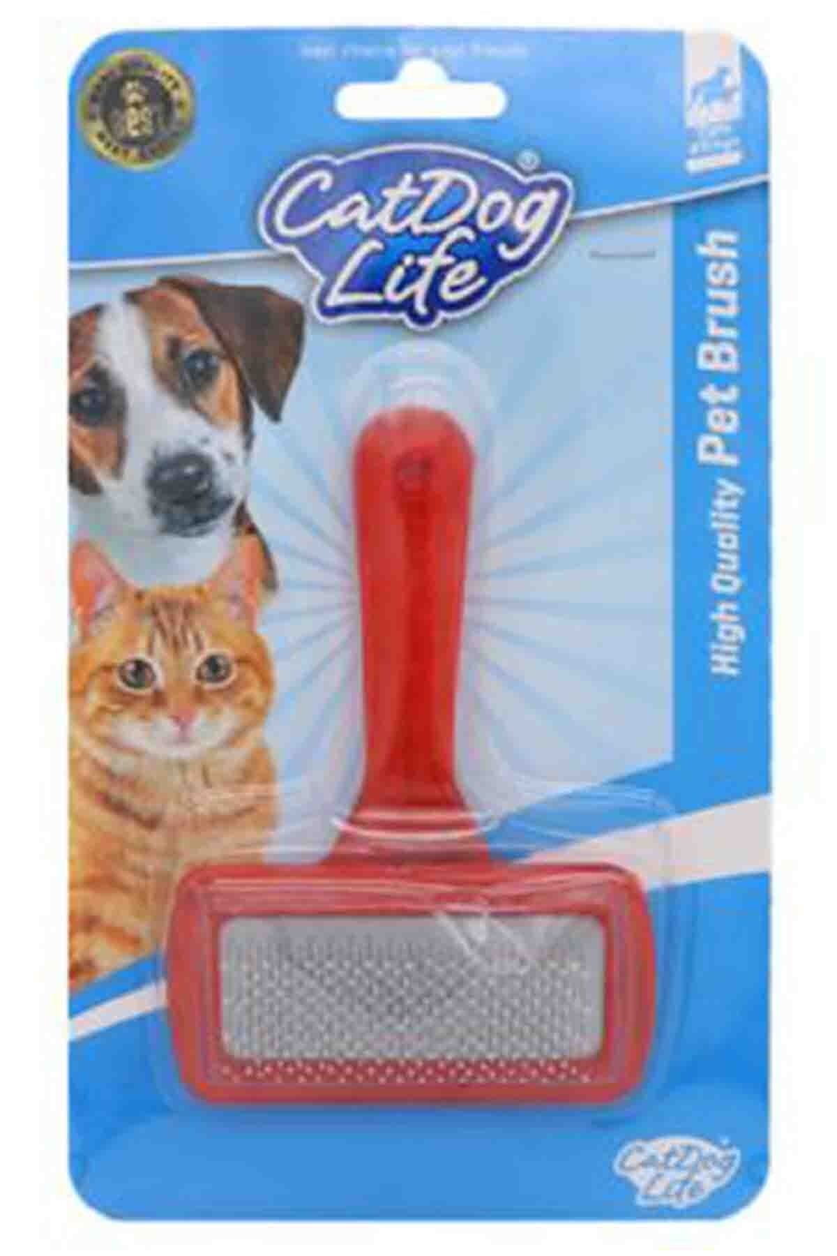 CAT DOGLİFE KEDİ VE KÖPEKLER İÇİN TELLİ FIRÇA FOSFORLU