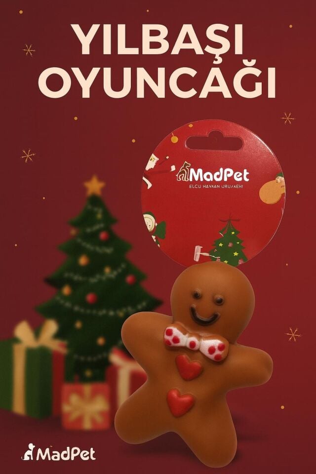 Evcil Hayvan Yılbaşı Konspeti Sesli Bisküvi
